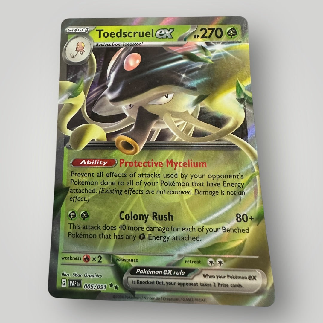 Toedscruel EX 005/091 Paldean Fates Pokemon Card