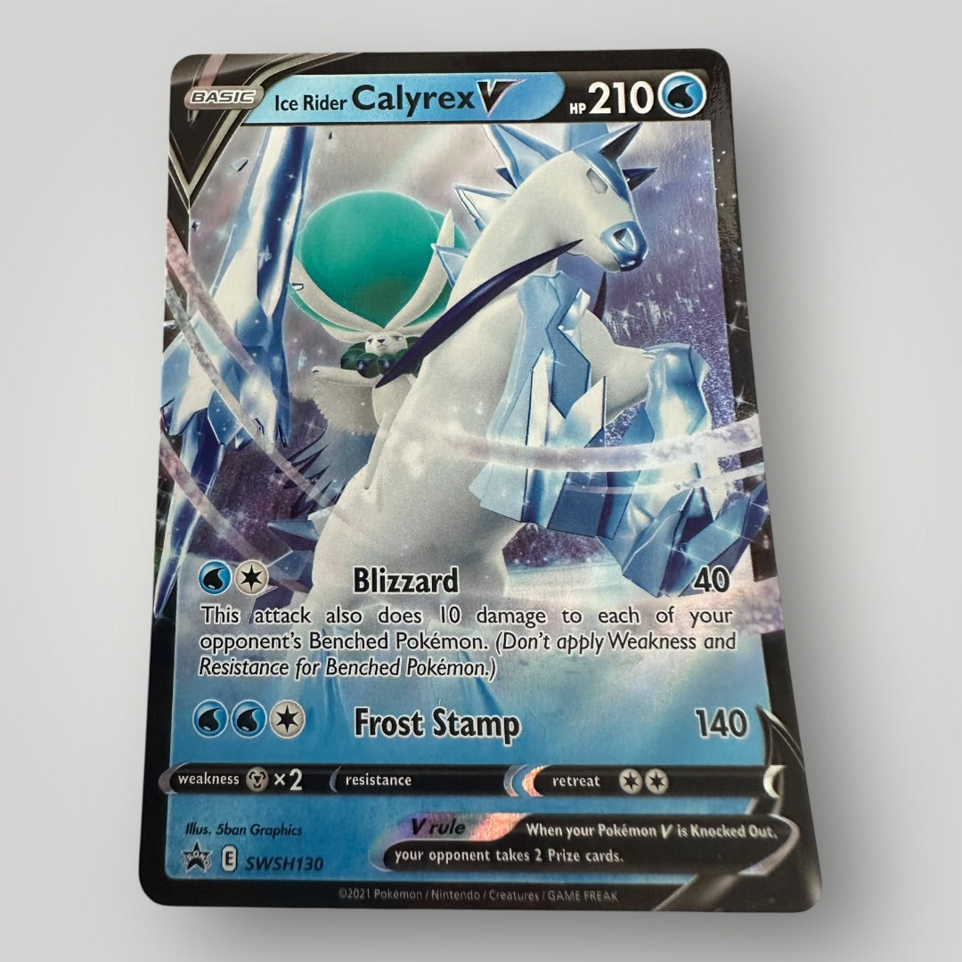 Ice Rider Calyrex V #SWSH130 Promo Pokemon Card