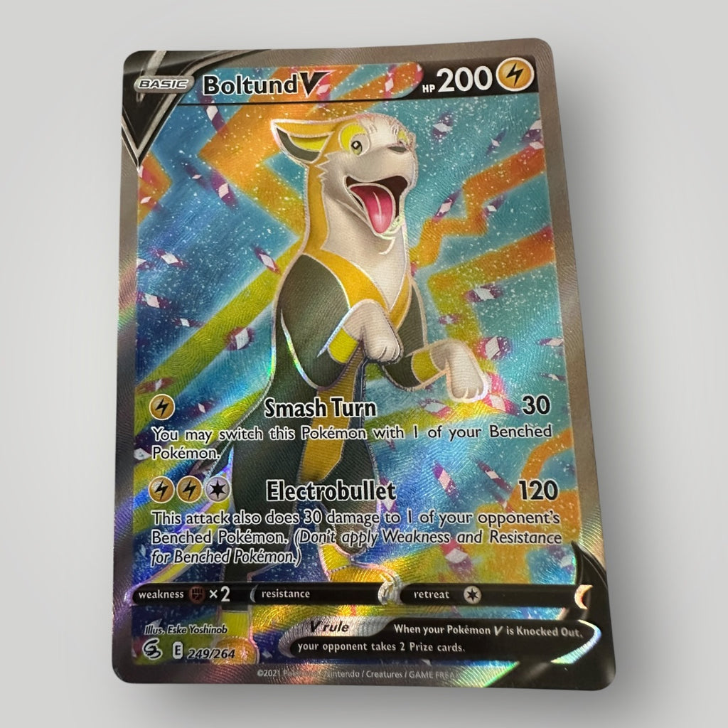 Boltund V 249/264 Fusion Strike Pokemon Card