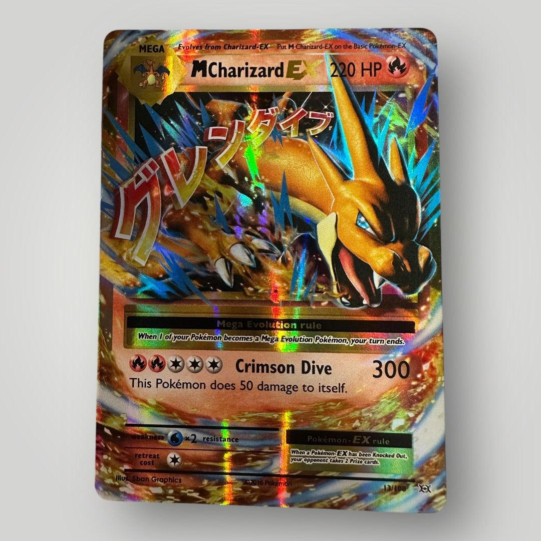 M Charizard EX 013/108 Evolutions Pokemon Card