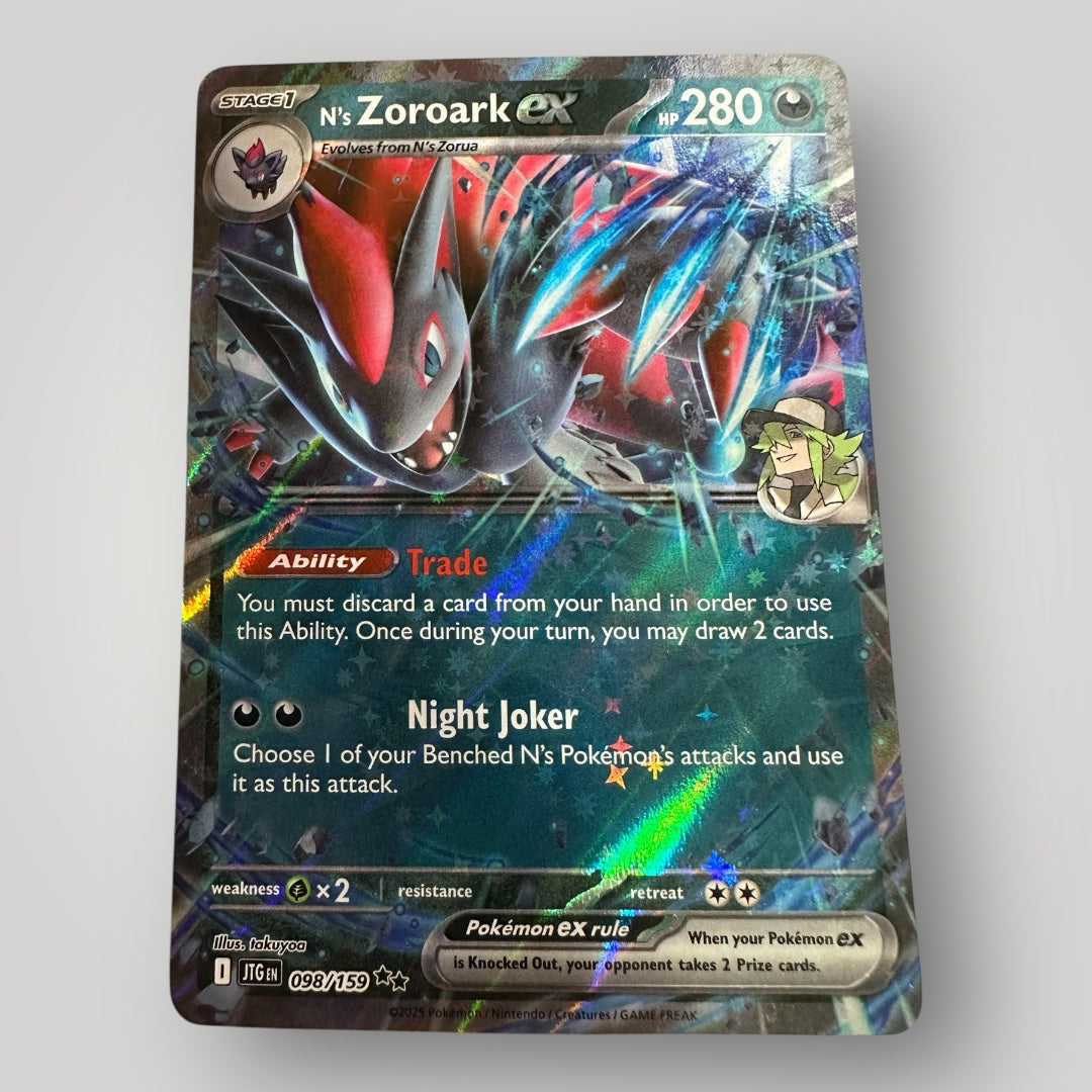 N's Zoroark EX 098/159 Journey Together Pokemon Card