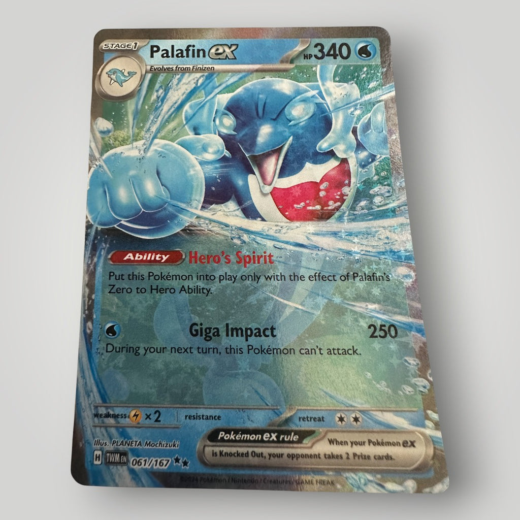 Palafin EX 061/167 Twilight Masquerade Pokemon Card