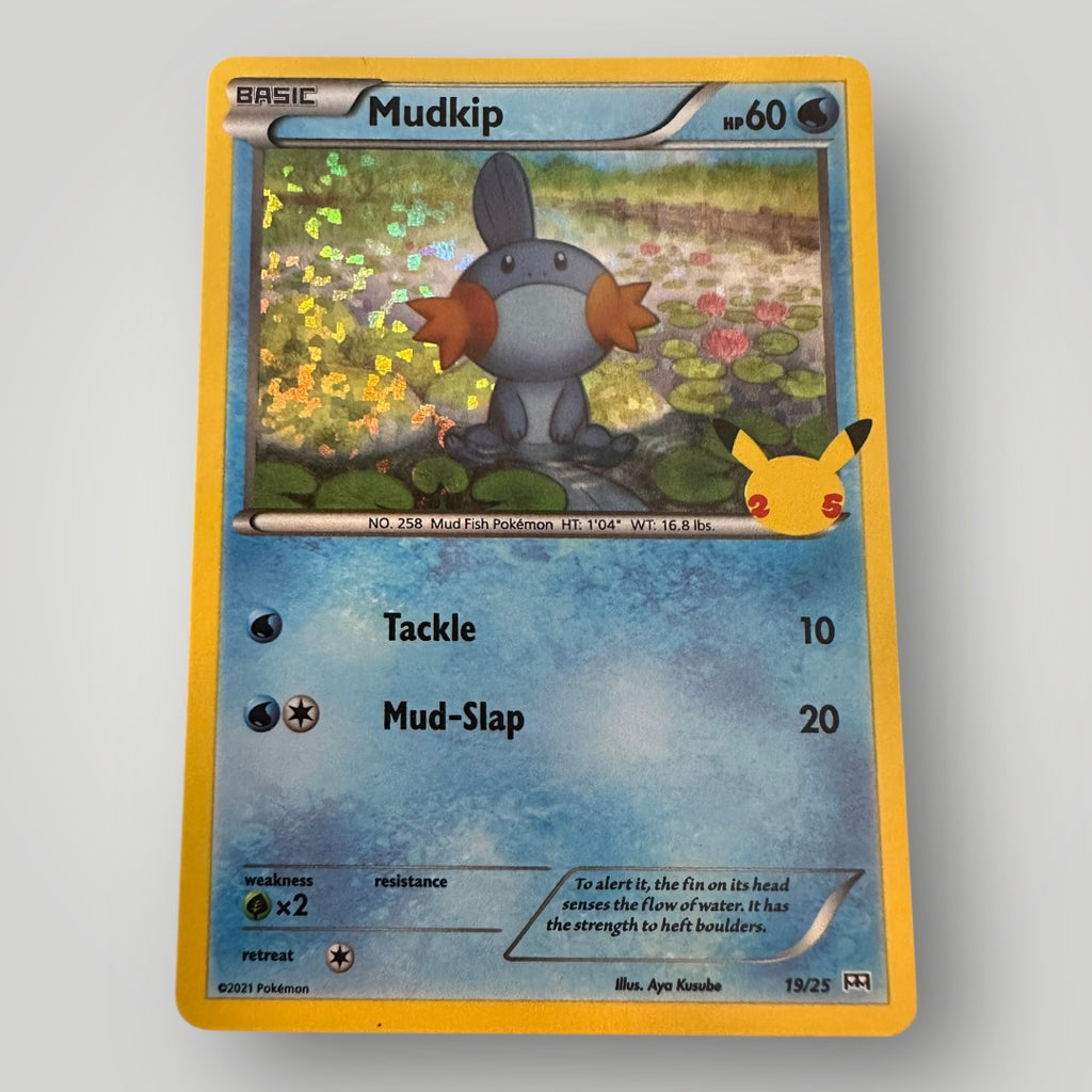 Mudkip 19/25 McDonalds 2021 Pokemon Card