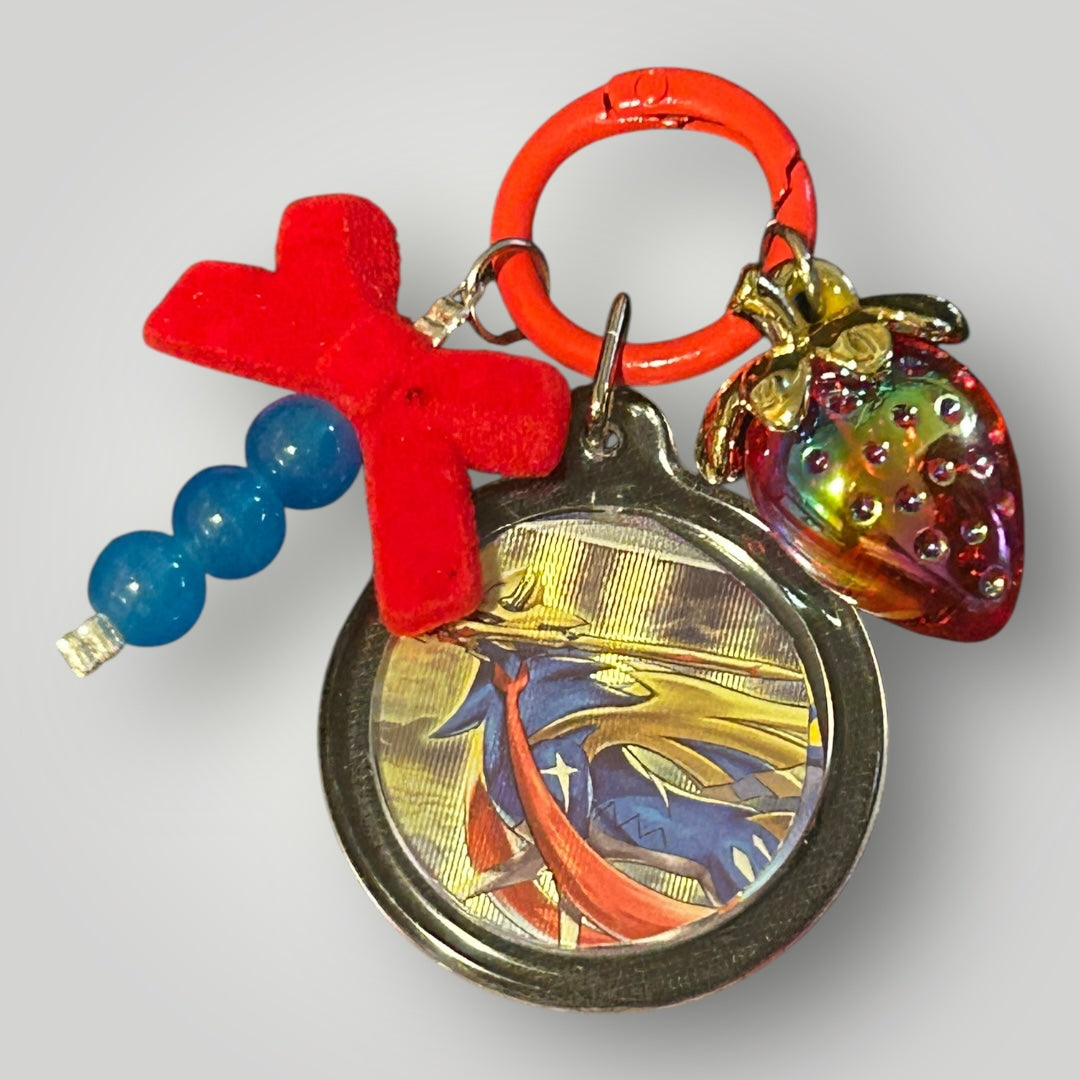 Zacian Pokemon Keychain