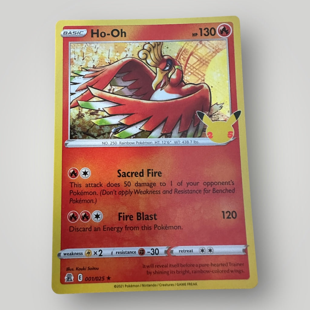 Ho-oh 001/025 Celebrations Pokemon Card